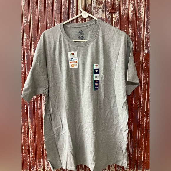 NWT!  Men’s Cotton T-shirt No Pocket Short Sleeve Steel Gray  (XL) - Picture 5 of 6